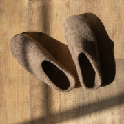 Earth Brown | Luxury Organic Merino Wool Slippers